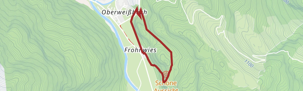 Route map: Wilde Gams (Weißbach)